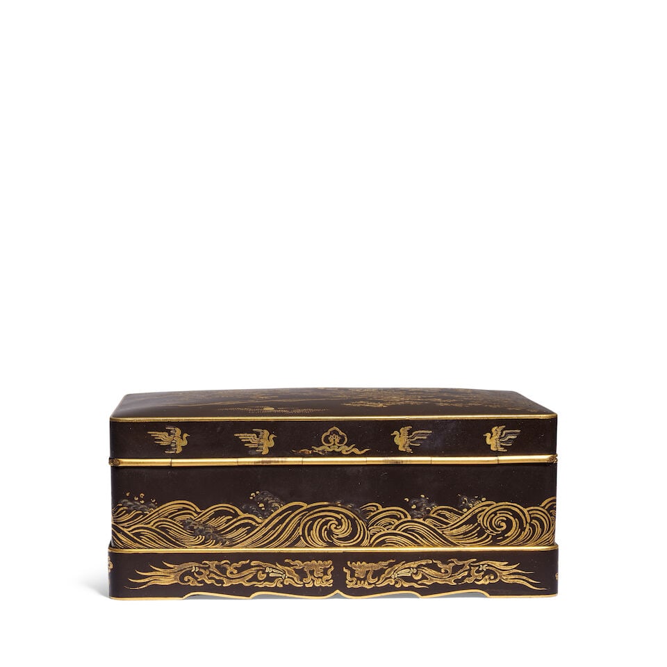 AN INLAID IRON BOX AND COVER Meiji period (2) - 7