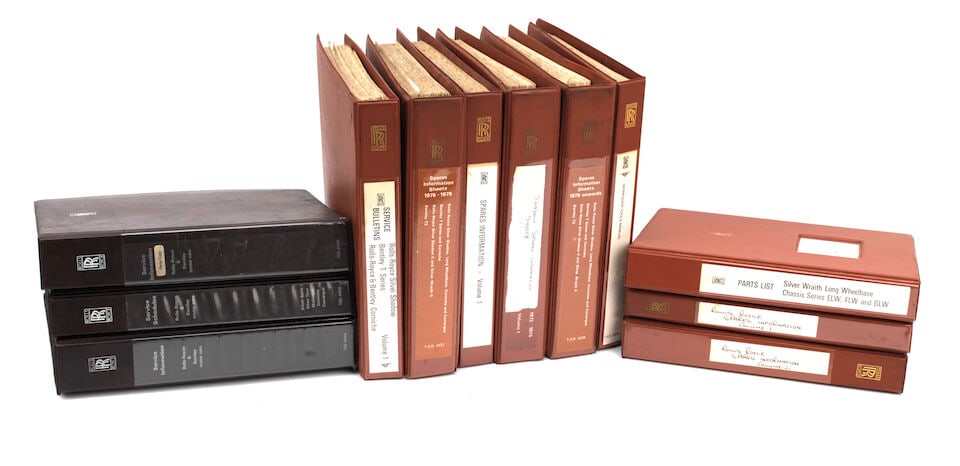 Twelve workshop and technical manuals for Rolls-Royce and Bentley Cars, ((12)) (1 of 1)