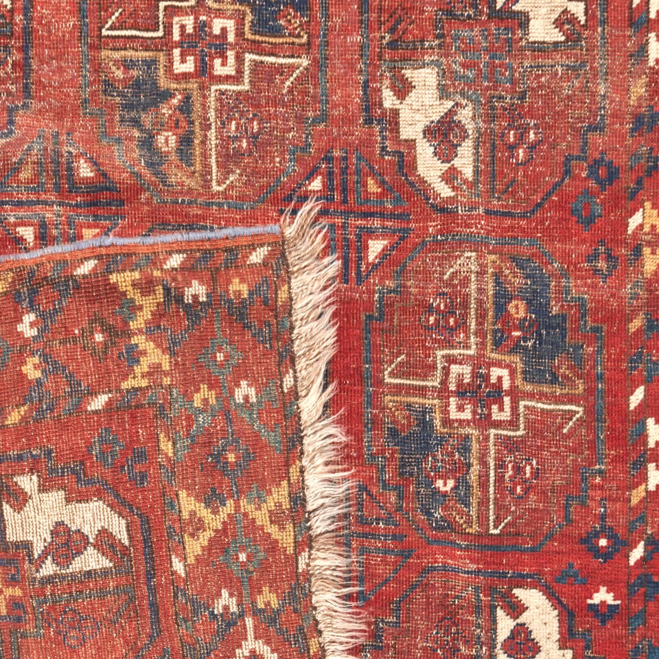 Early Ersari Long Rug Turkestan 4 ft. x 11 ft. 5 in. - 2