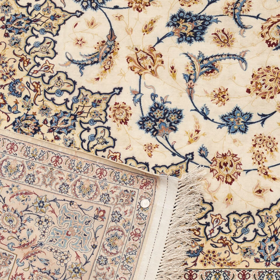 Seirafian Signed Isfahan Carpet 8 ft. 8 in. x 12 ft. 5 in. - 2