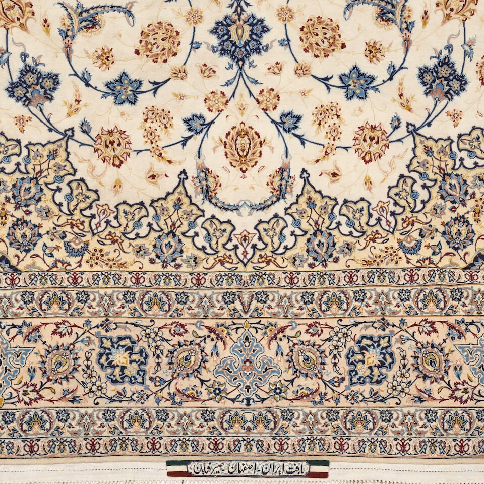 Seirafian Signed Isfahan Carpet 8 ft. 8 in. x 12 ft. 5 in. - 3