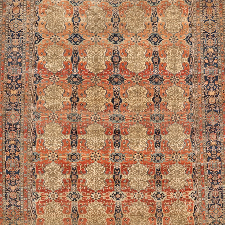 Mohtasham Kashan Carpet 10 ft. 6 in. x 13 ft. 6 in. - 3