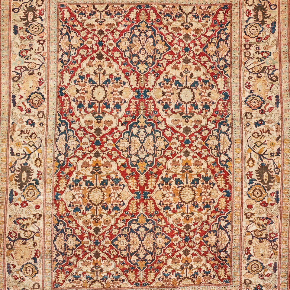 Silk Tabriz Rug 4 ft. 6 in. x 6 ft. - 3