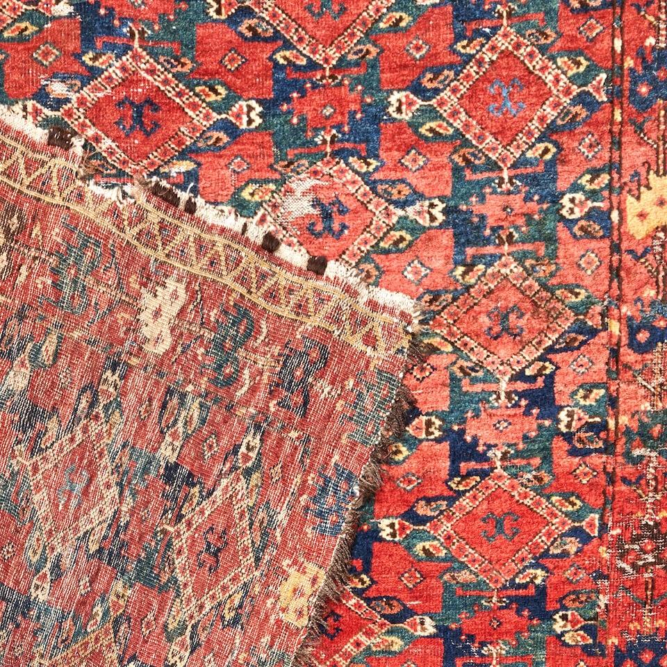 Early Ersari Rug Turkestan 4 ft. 4 in. x 7 ft. 8 in. - 2