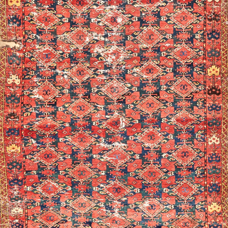 Early Ersari Rug Turkestan 4 ft. 4 in. x 7 ft. 8 in. - 3