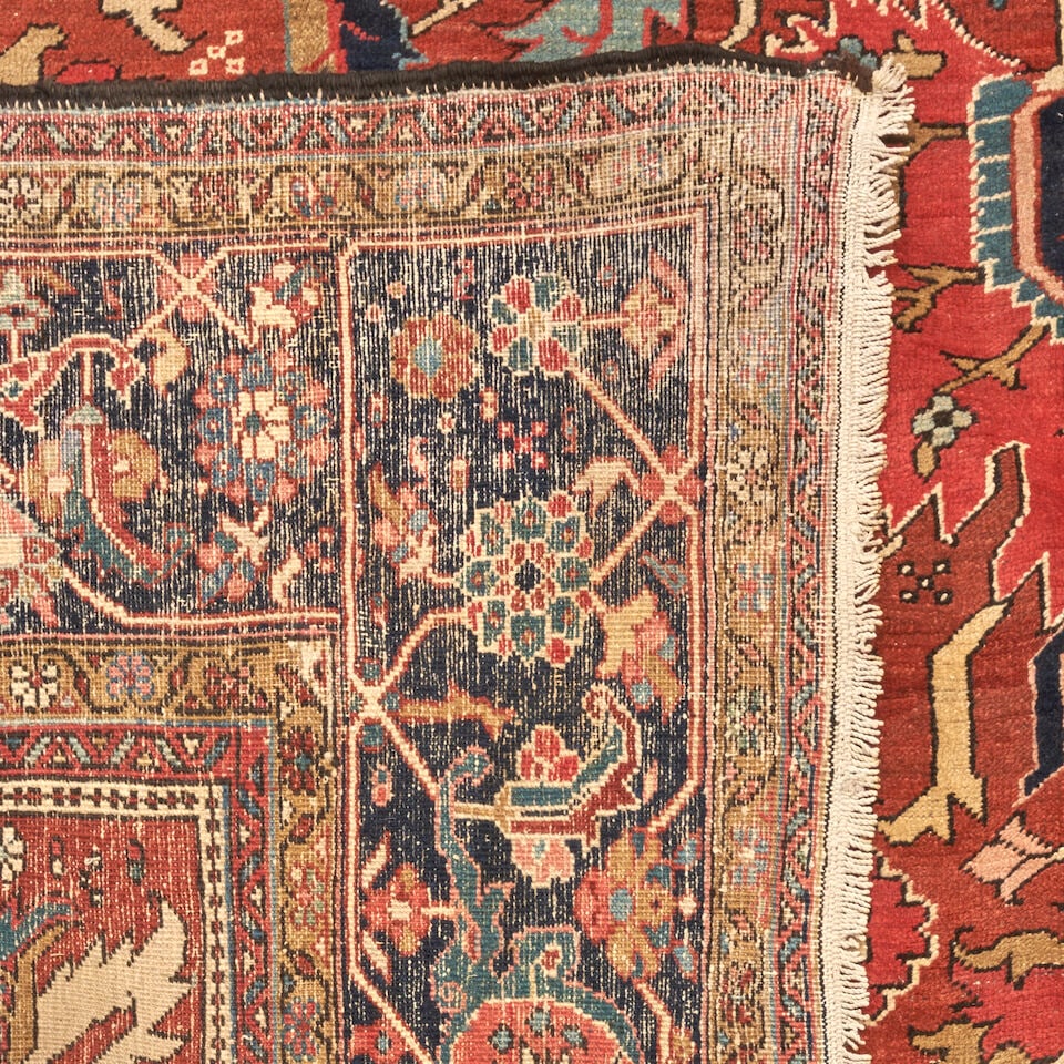 Heriz Carpet 10 ft. 10 in. x 14 ft. 9 in. - 2