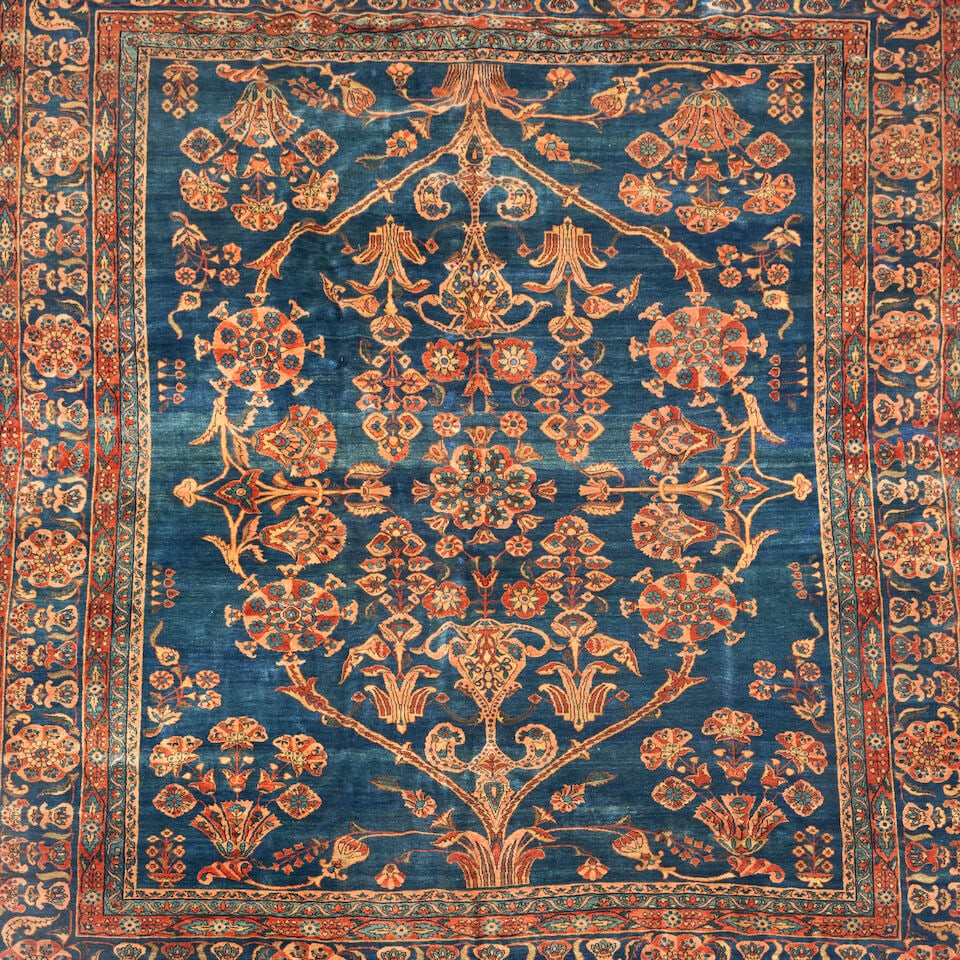 Mahajeran Sarouk Carpet 9 ft. 3 in. x 11 ft. 6 in. - 3
