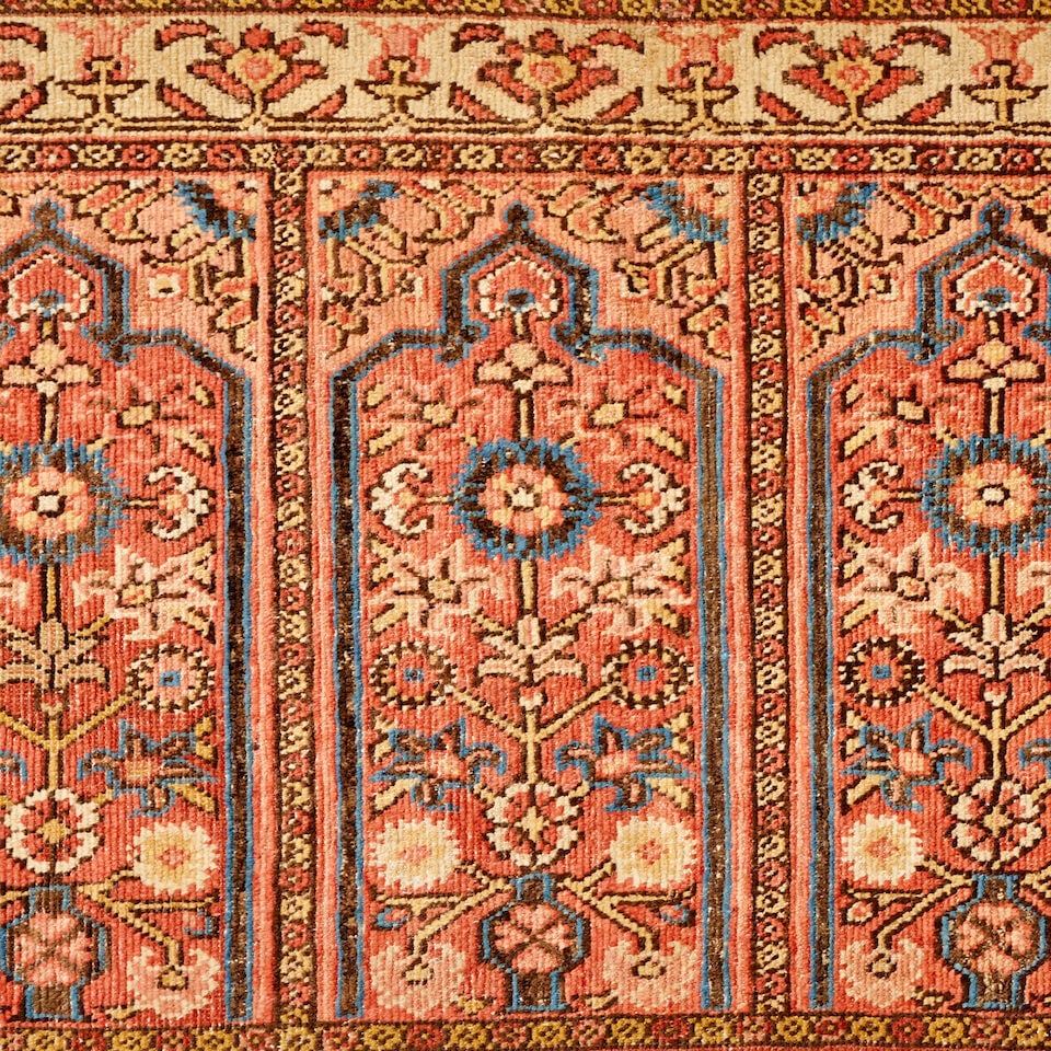 Aksu Saf Multiple Niche Prayer Rug China 3 ft. x 12 ft. 1 in. - 3