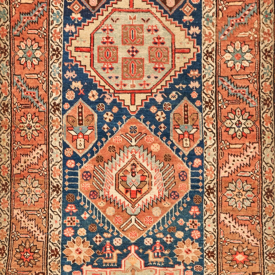 Transcaucasian Long Rug Caucasus 3 ft. 5 in. x 14 ft. - 3