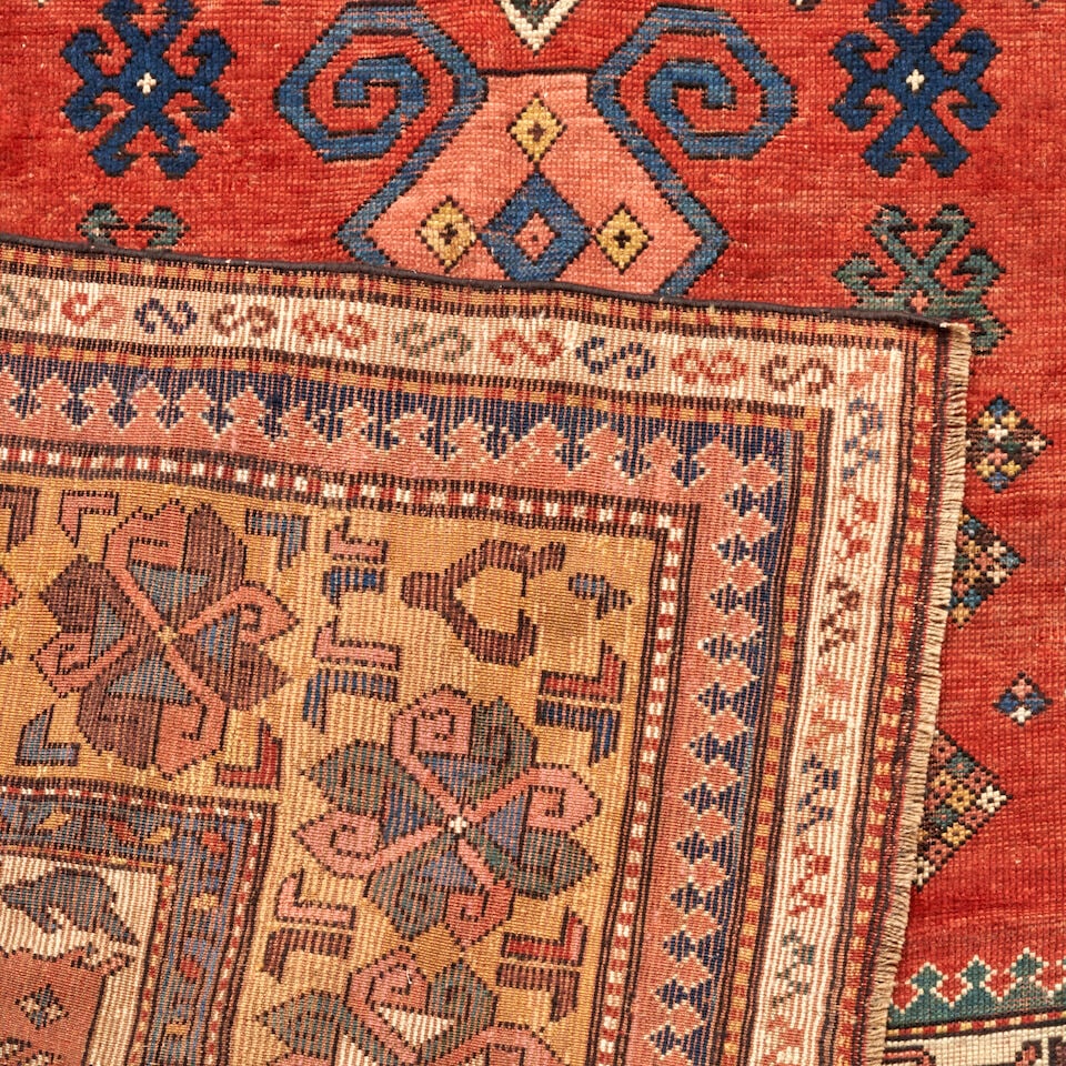 Kazak Rug Caucasus 5 ft. 2 in. x 9 ft. - 2