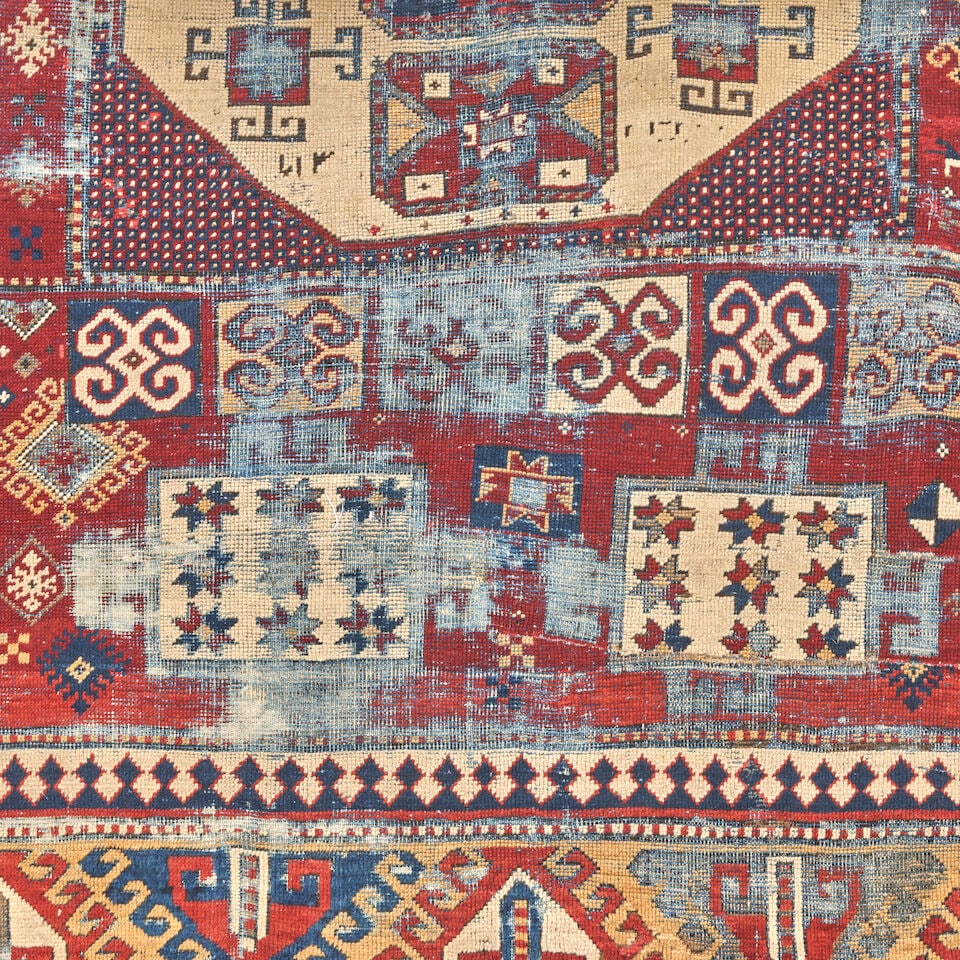 Karachoph Kazak Fragment Caucasus 5 ft. 2 in. x 3 ft. 7 in. - 3