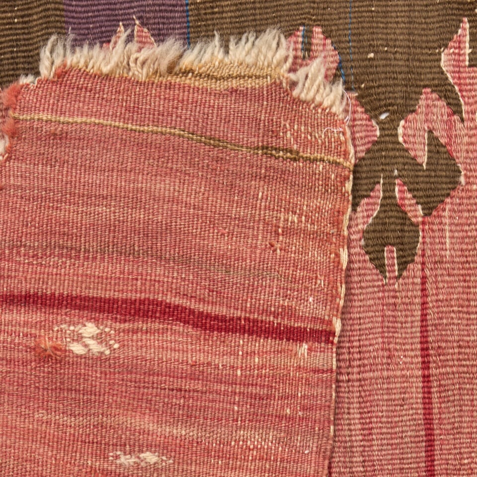 Anatolian Kilim Fragment Anatolia 3 ft. 8 in. x 2 ft. 10 in. - 2