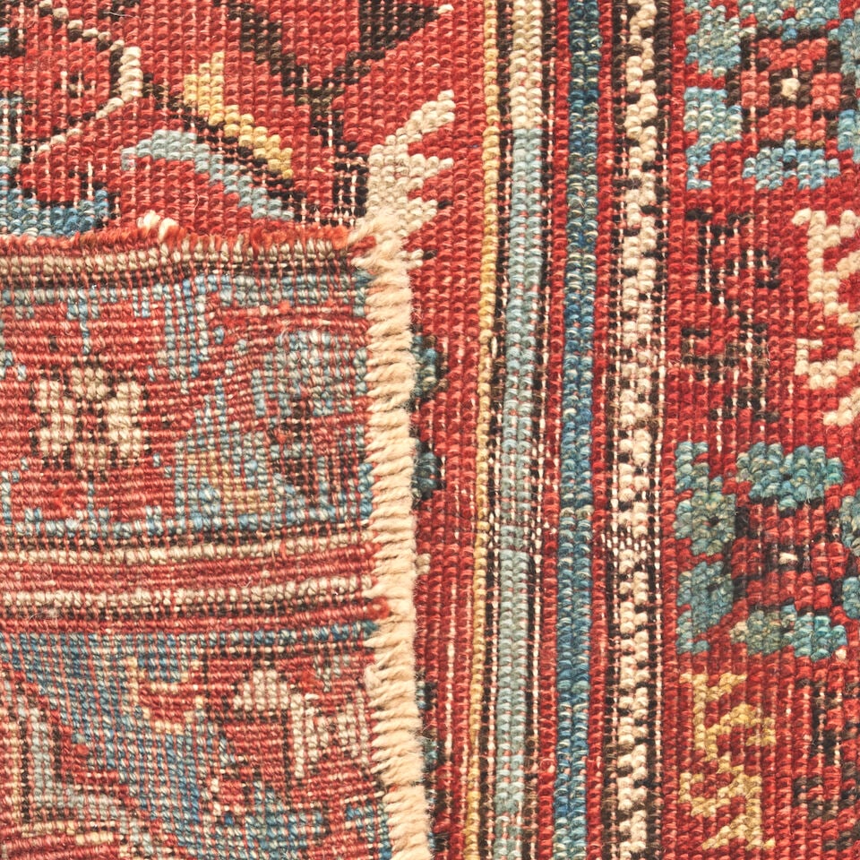 Ushak Rug Fragment Anatolia 1 ft. 10 in. x 4 ft. 3 in. - 2