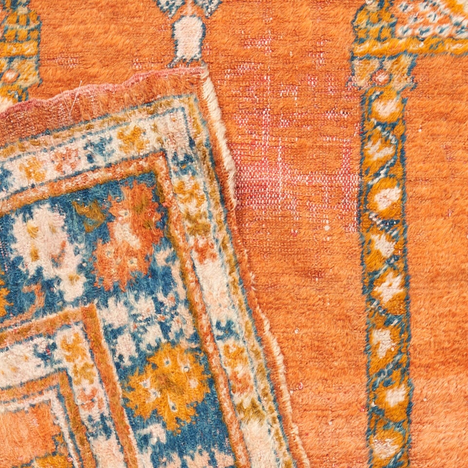 Ushak Prayer Rug Anatolia 3 ft. 9 in. x 5 ft. - 2
