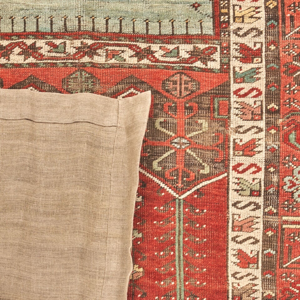 Ladik Prayer Rug Fragment Anatolia 4 ft. 5 in. x 7 ft. - 2