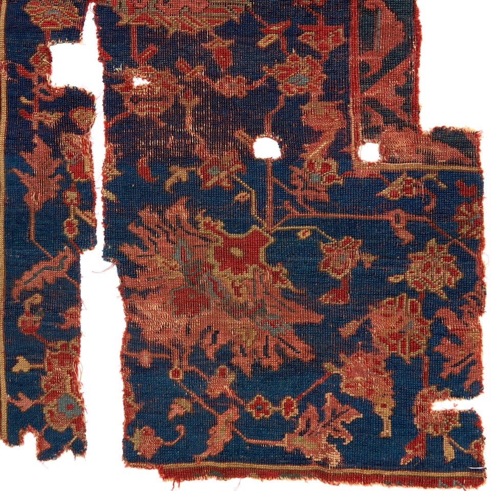 Ushak Carpet Fragment Anatolia 2 ft. 4 in. x 6 ft. 5 in. - 3