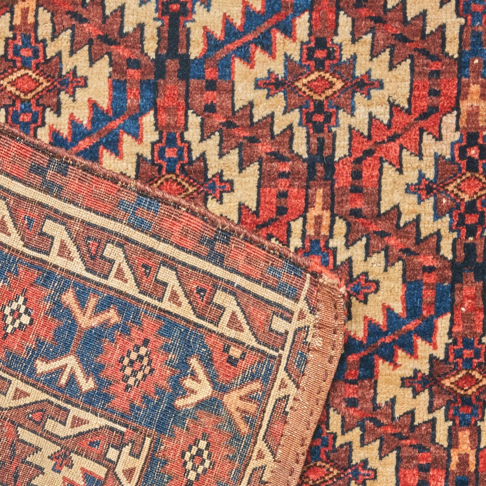 Yomud Asmalyk Turkestan 3 ft. 9 in. x 2 ft. 3 in. - 2