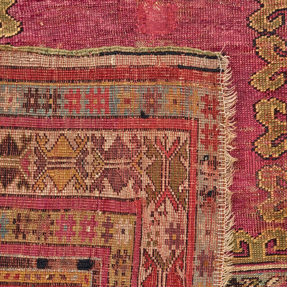 Ak-Hissar Prayer Rug Anatolia 3 ft. 11 in. x 5 ft. - 2