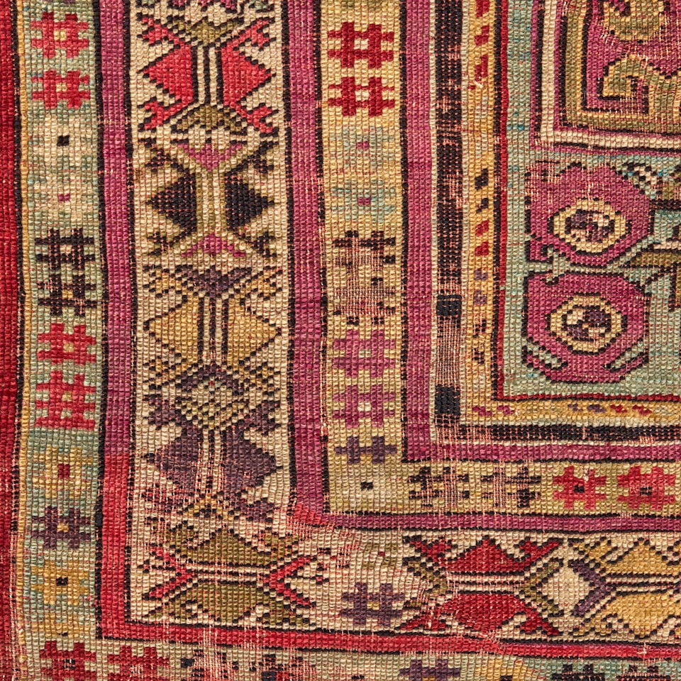 Ak-Hissar Prayer Rug Anatolia 3 ft. 11 in. x 5 ft. - 3