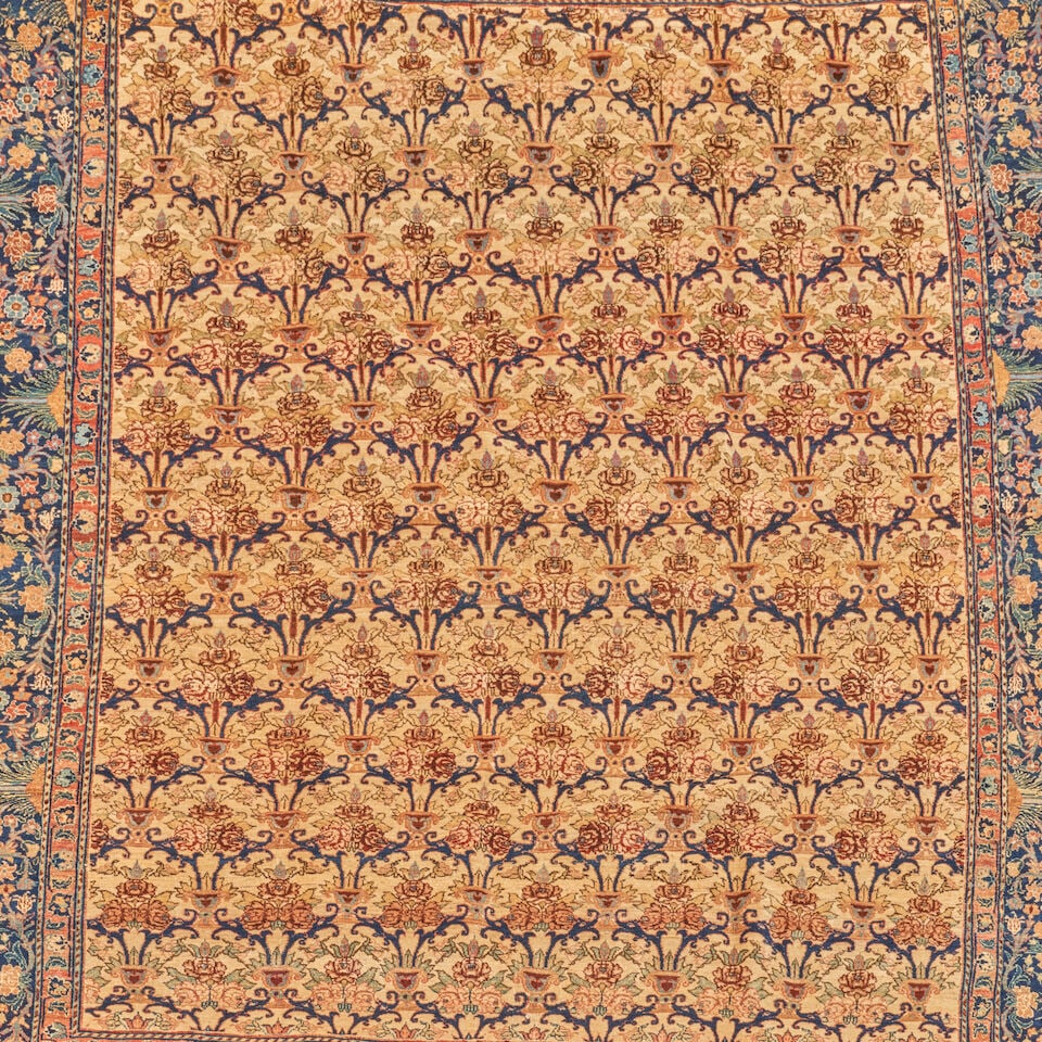 Fine Sarouk Carpet 9 ft. 2 in. x 11 ft. 5 in. - 3