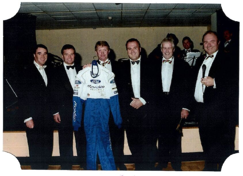 Nigel Mansell's 1998 Ford Mondeo Touring car overalls, by Sparco, signed, - 2