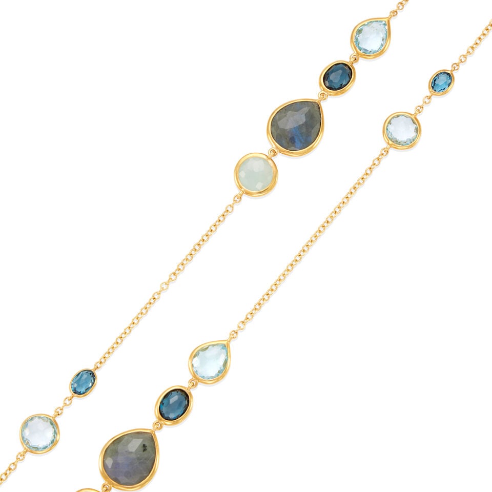 IPPOLITA: 18K GOLD, TOPAZ, AND LABRADORITE NECKLACE - 2