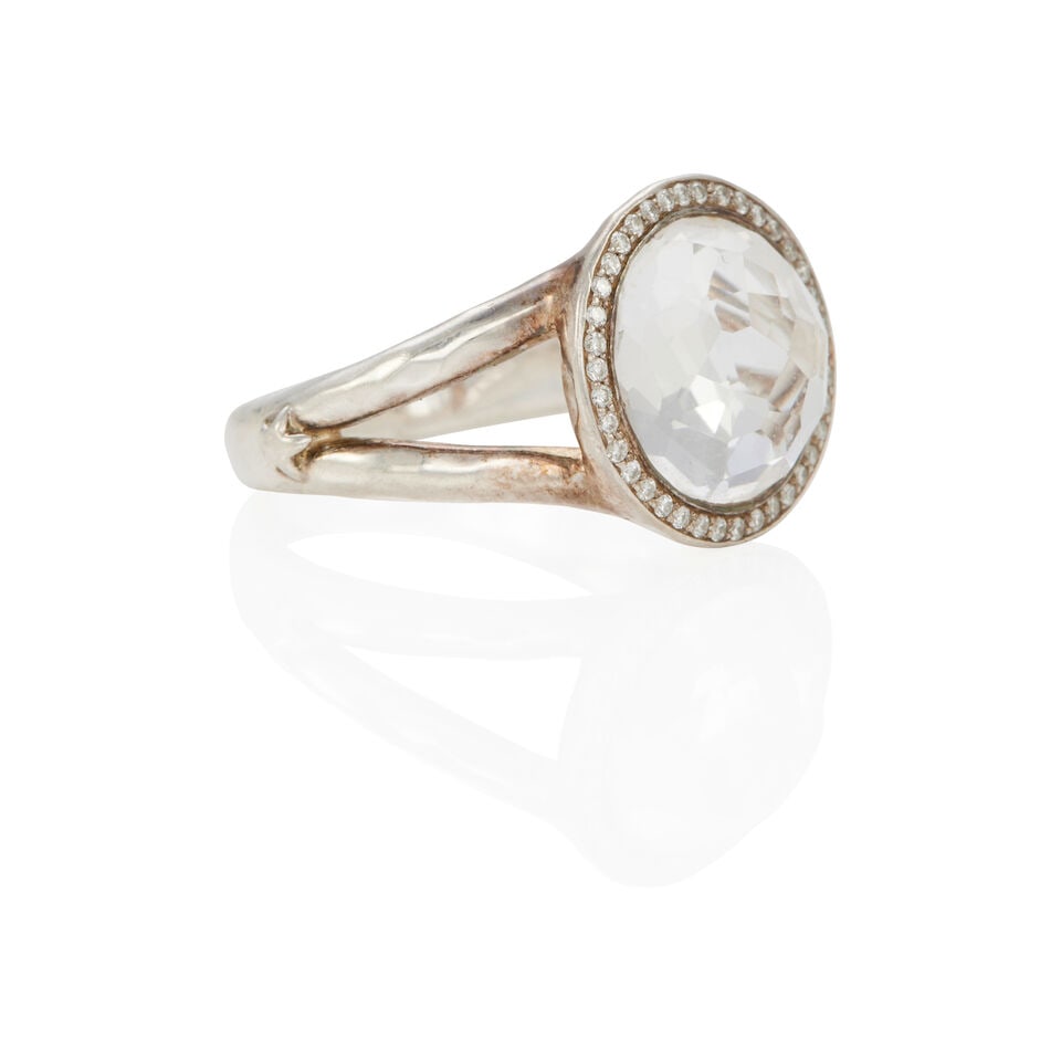 IPPOLITA: STERLING SILVER AND GEM-SET RING - 2