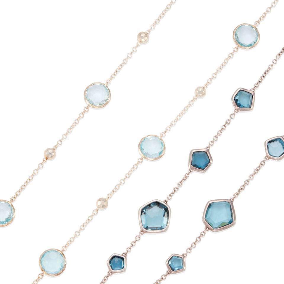 IPPOLITA: TWO STERLING SILVER AND TOPAZ NECKLACES - 2