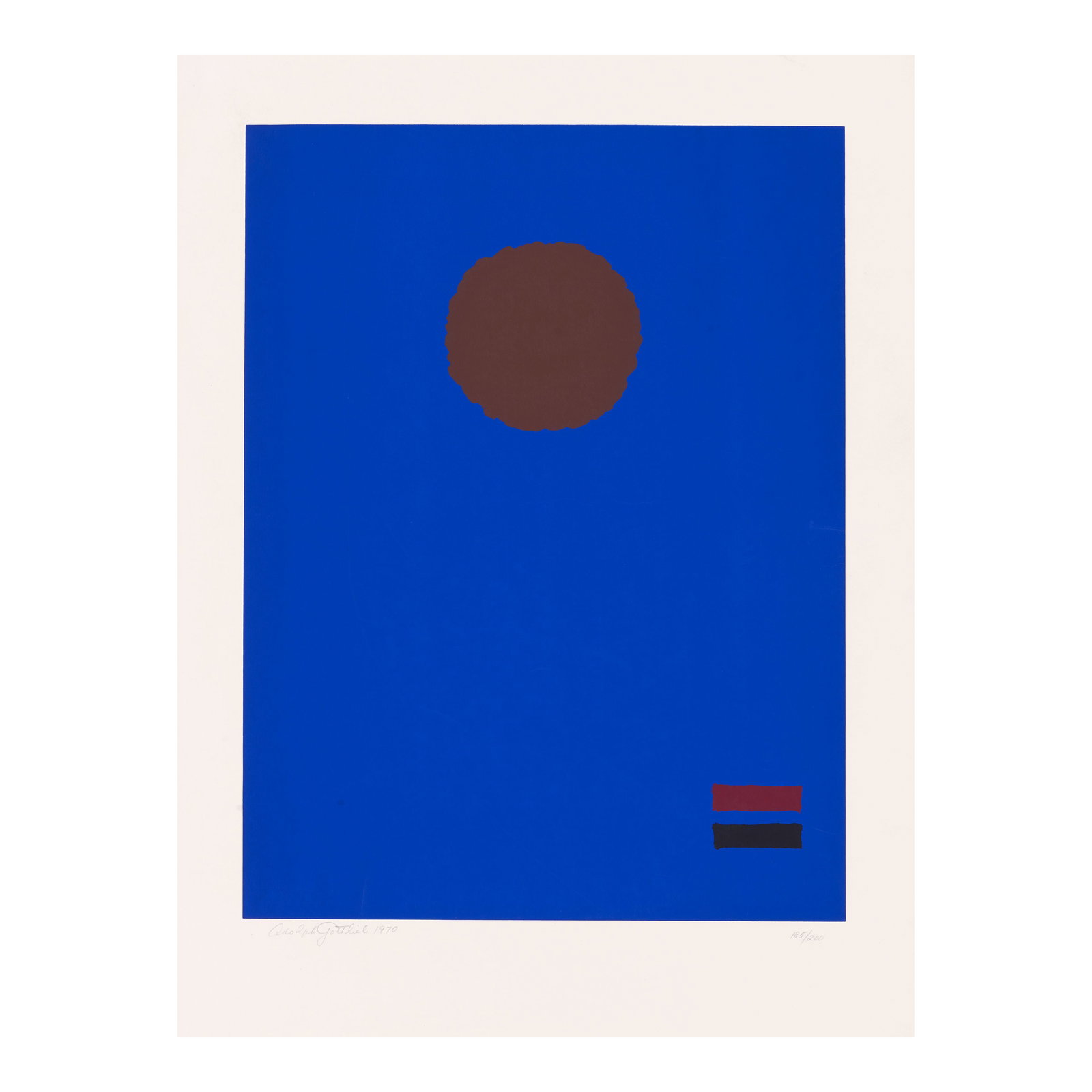 Adolph Gottlieb (1903-1974); Blue Night; (1 of 1)