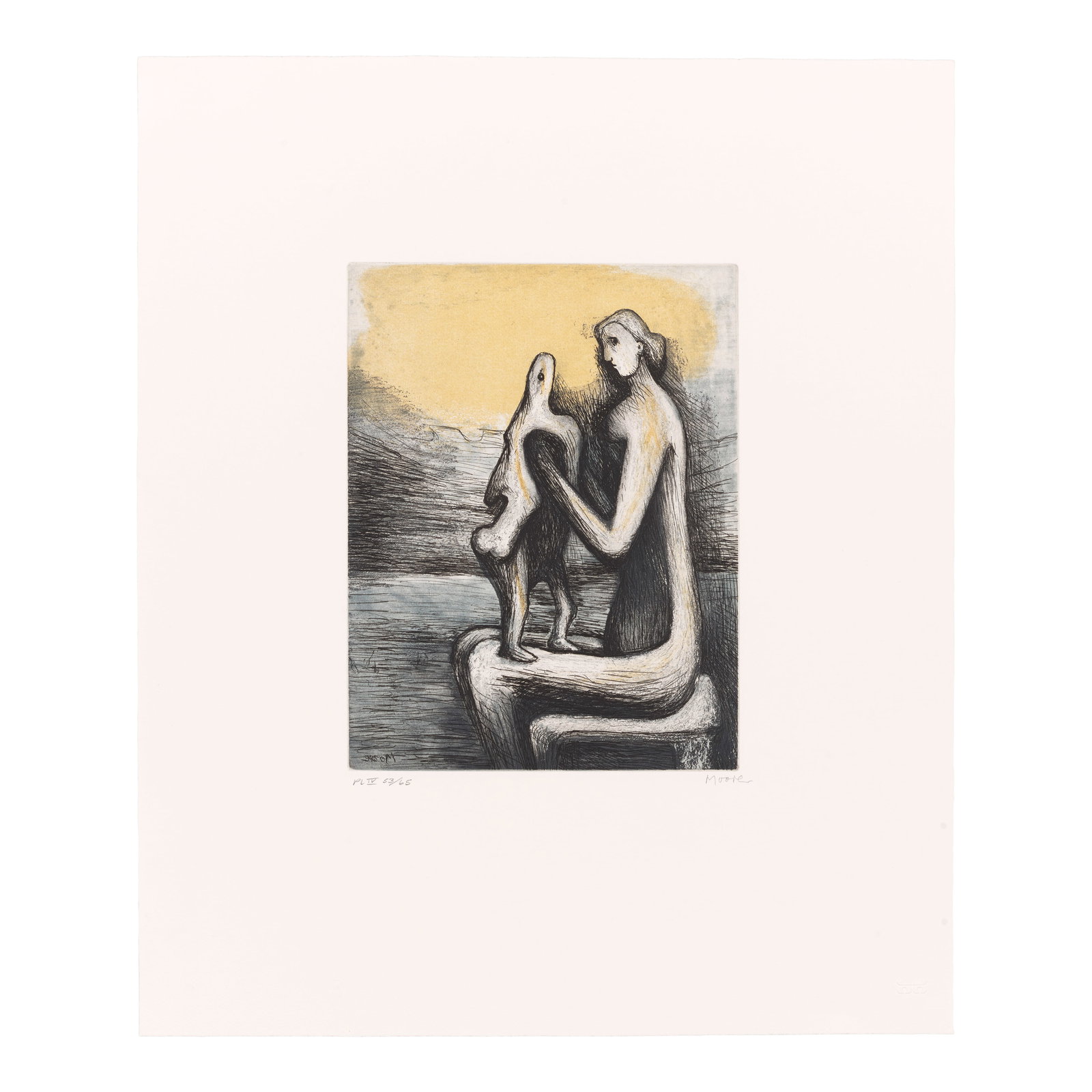 Henry Moore (1898-1986); Mother and Child; (25) (1 of 1)