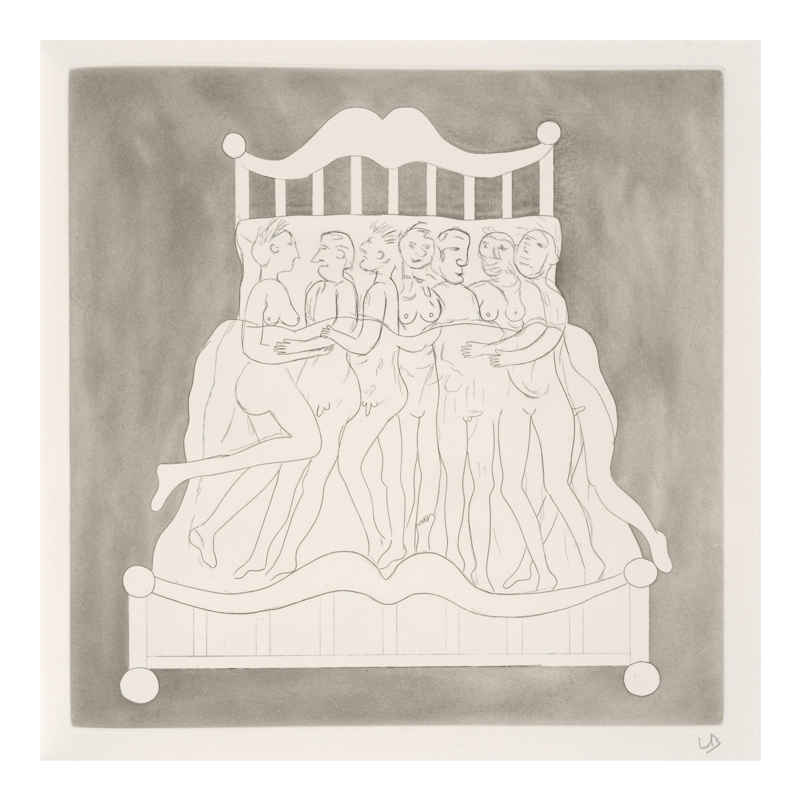 Louise Bourgeois (1911-2010); Metamorfosis; (5): Louise Bourgeois (1911-2010) Metamorfosis (Wye 490a-494a), 1999 The complete artist's book, comprising 5 etchings on wove paper, each initialed in pencil and signed on the colophon by the artist and M