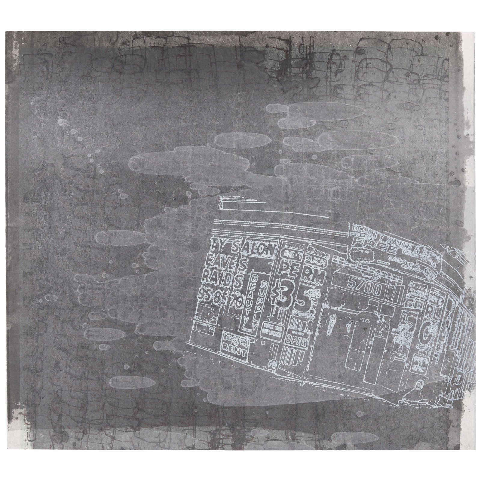 Mark Bradford (born 1960); Untitled (Monoprints); (1 of 1)