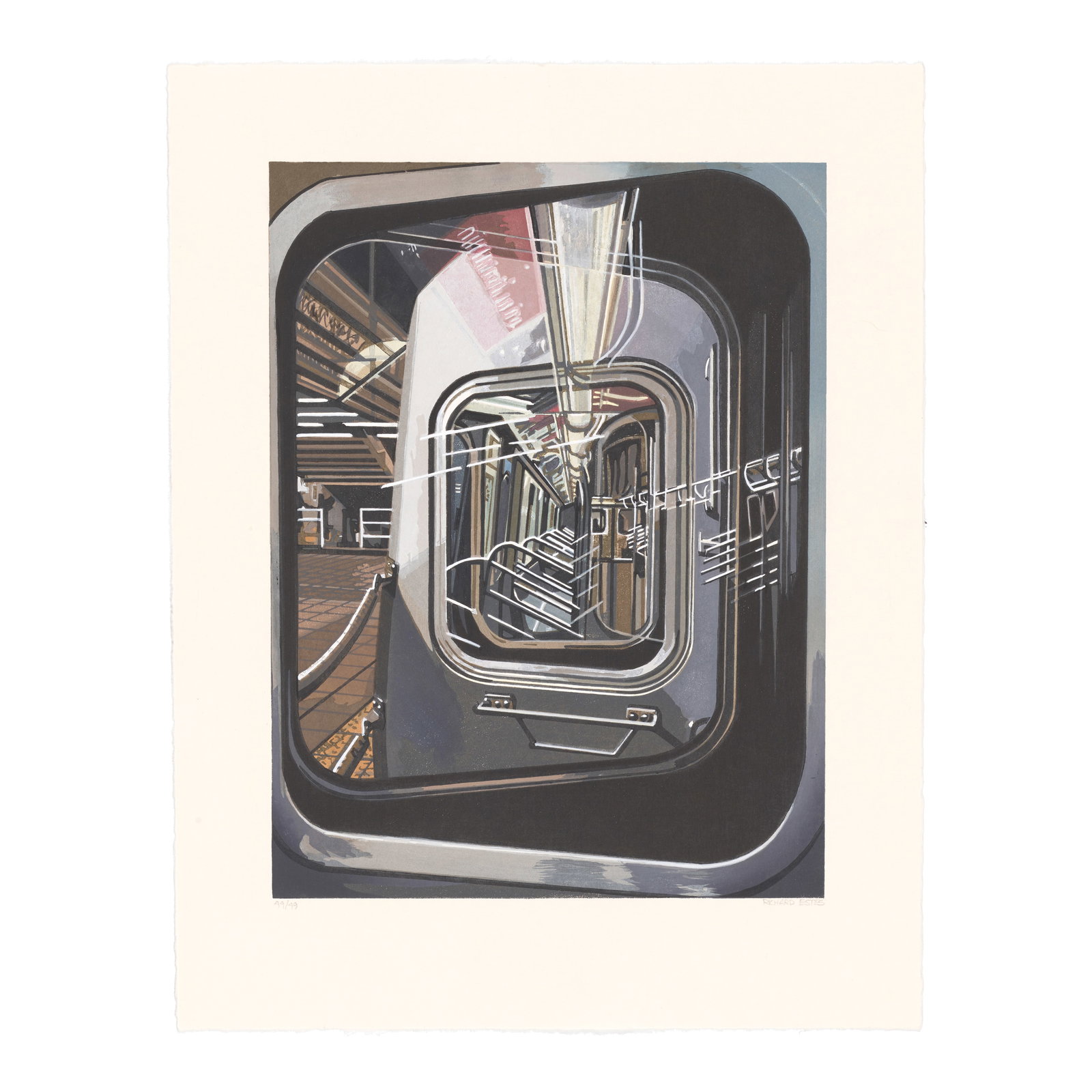 Richard Estes (born 1932); The L Train; (1 of 1)
