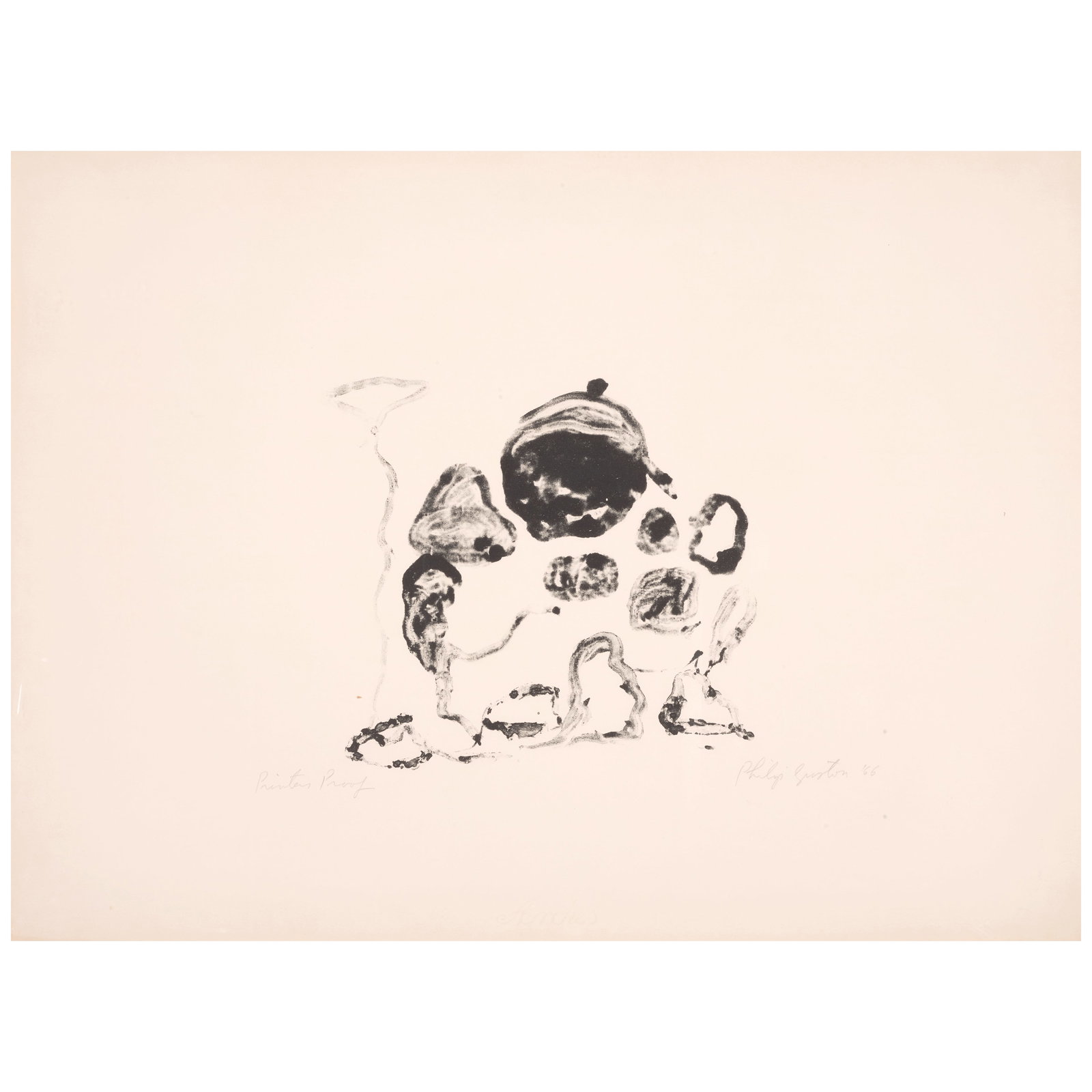 Philip Guston (1913-1980); Untitled; (1 of 1)