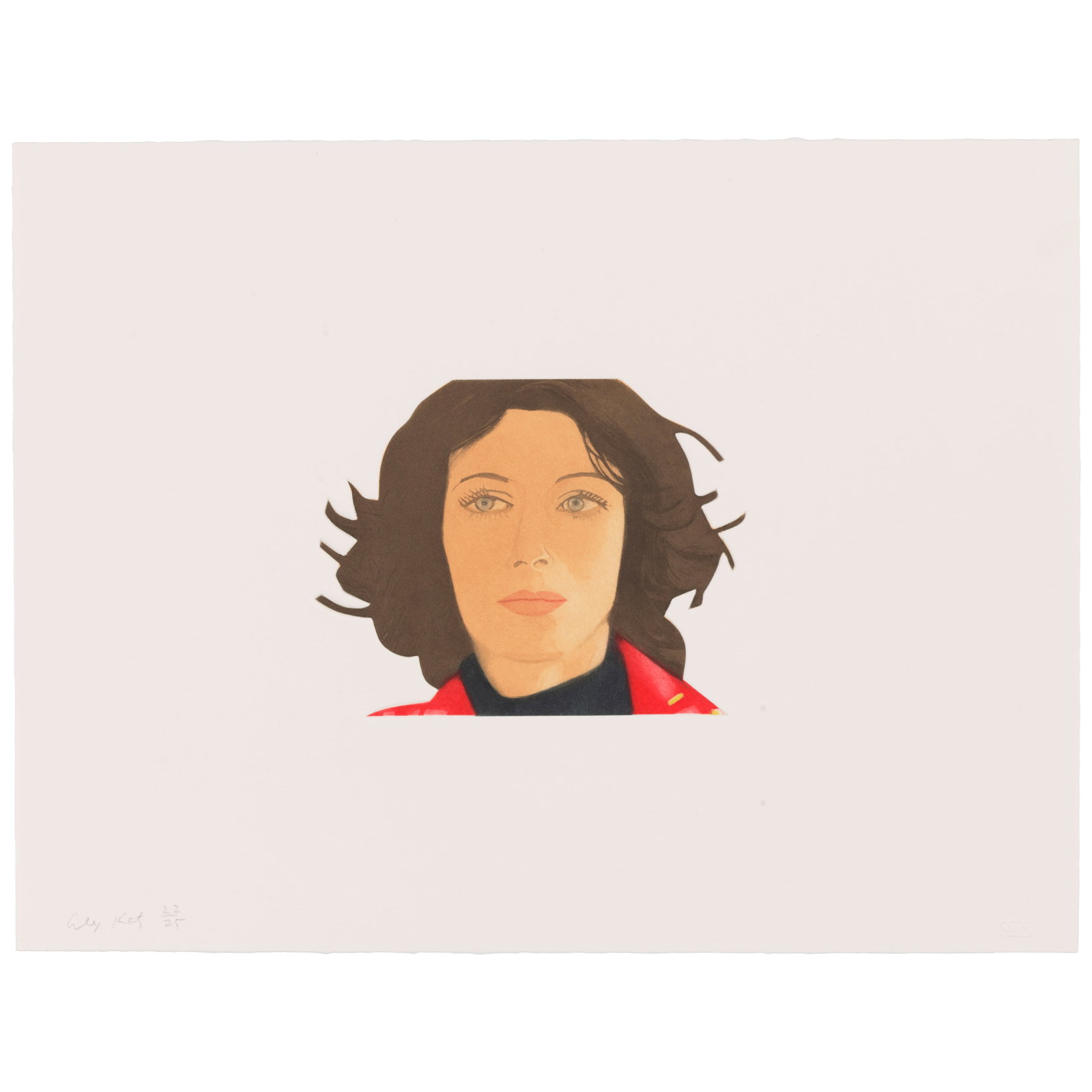 Alex Katz (born 1927); Face of the Poet; (14) (1 of 1)