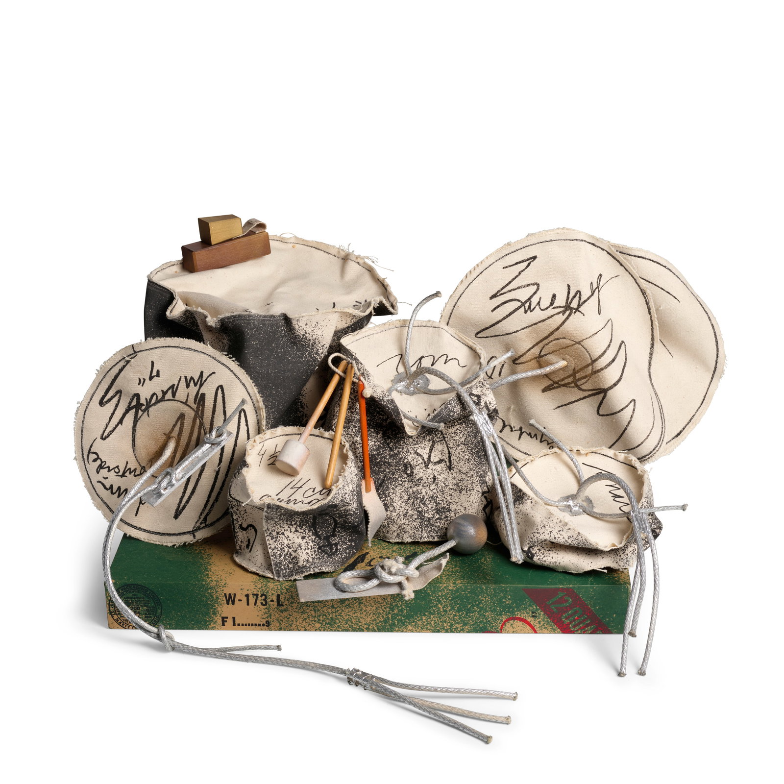Claes Oldenburg (1929-2022); Miniature Soft Drum Set; (1 of 1)