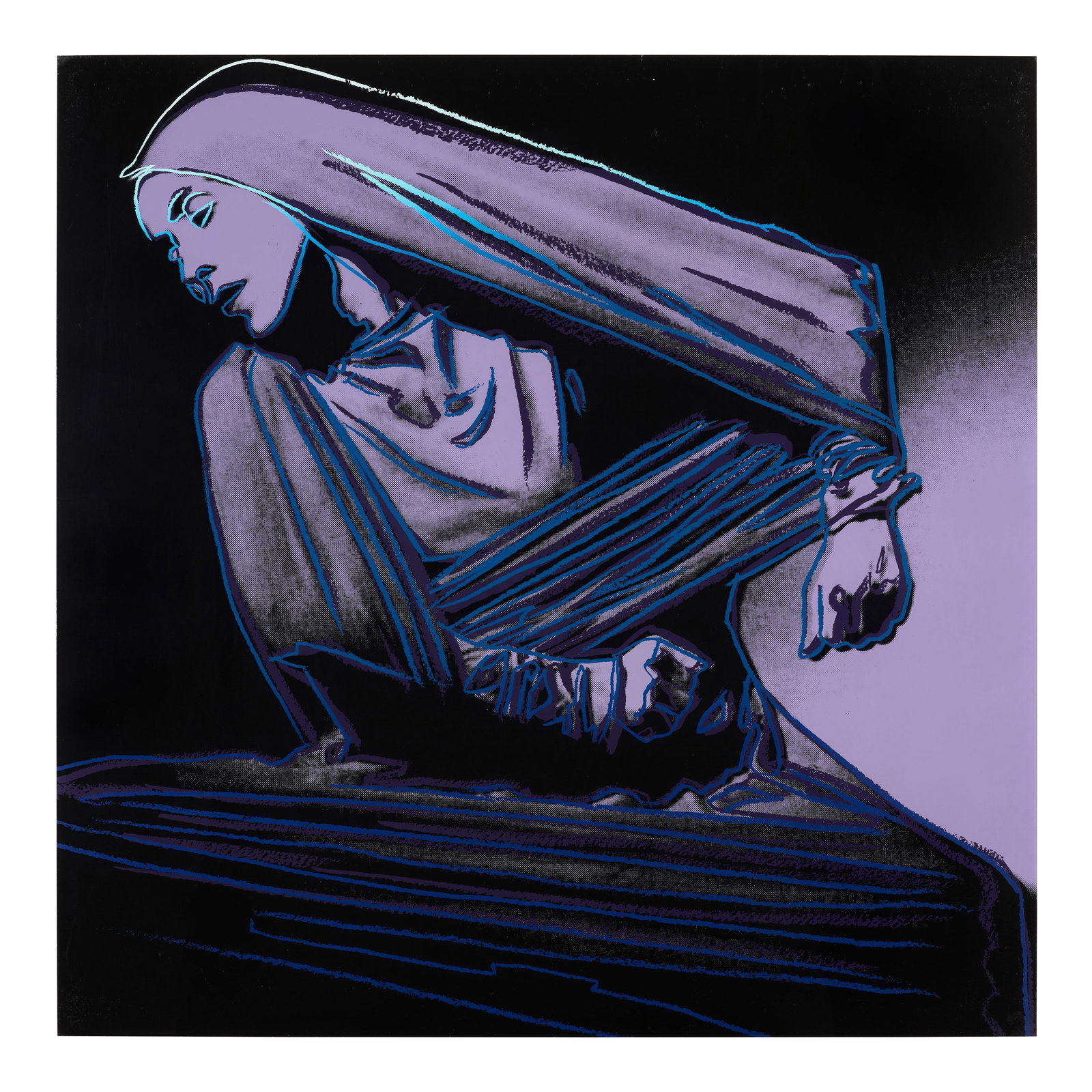 Andy Warhol (1928-1987); Lamentation, from Martha Graham;: Andy Warhol (1928-1987) Lamentation, from Martha Graham (Feldman & Schellmann II.388), 1986 Screenprint in colors on Lenox Museum Board, signed in pencil on the reverse and annotated 'HC 8/10' (an hor