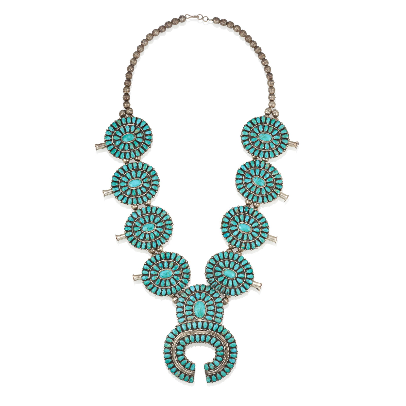 A Larry Moses Begay squash blossom necklace (1 of 1)