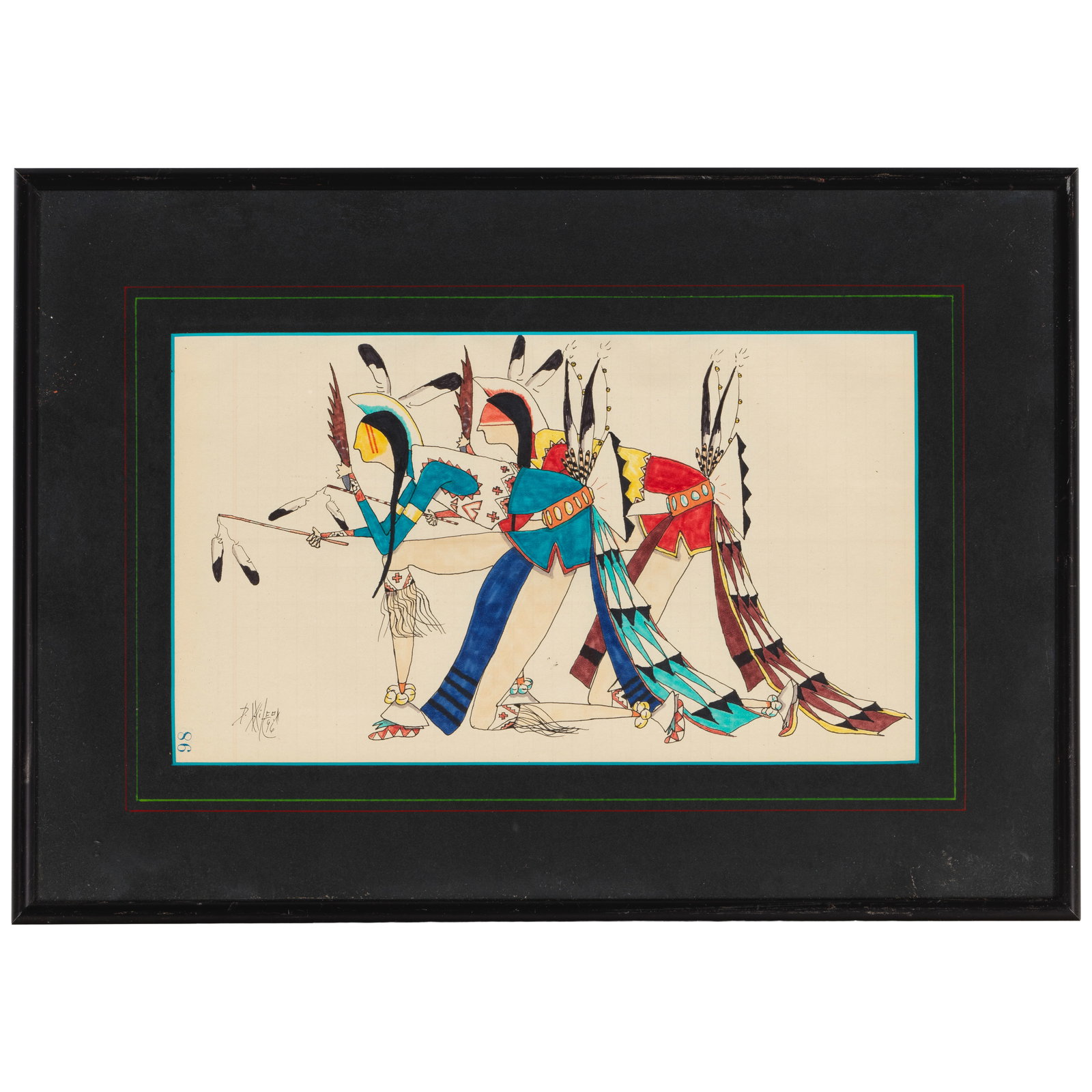 A Dwayne Wilcox painting, Untitled, 1996 (1 of 1)