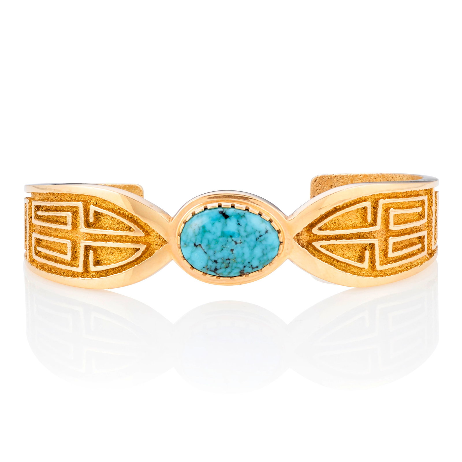 An Al Nez gold cuff bracelet (1 of 1)