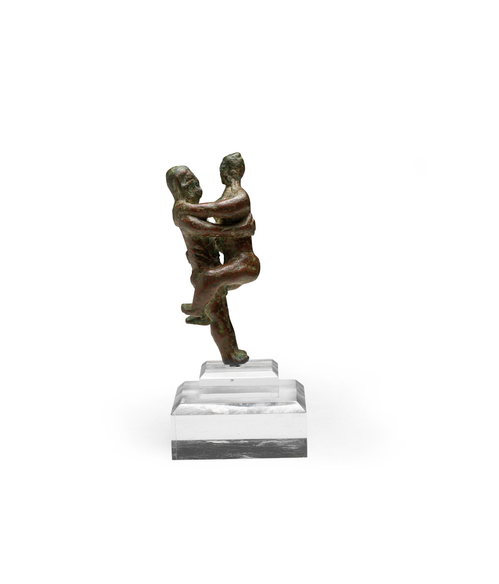 A South Arabian bronze erotic statuette: A South Arabian bronze erotic statuette Circa 2nd-1st Century B.C. 8cm high Footnotes: Provenance London art market. Anonymous sale; Christie's, New York, 9 December 1999, lot 393. Property