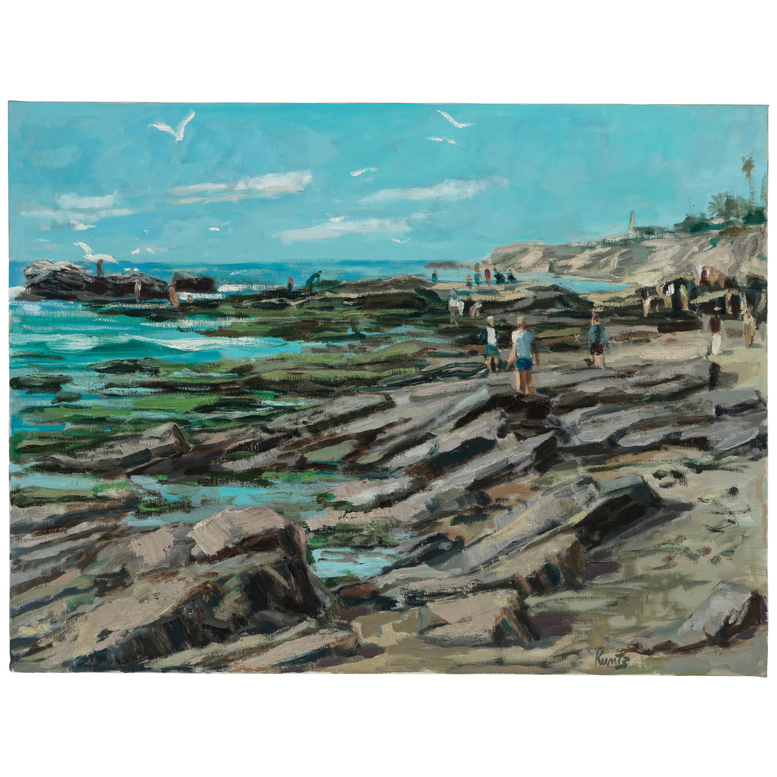 ROGER KUNTZ (1926-1975) Low Tide 18 x 24 in.: ROGER KUNTZ (1926-1975) Low Tide signed 'Kuntz' (lower right) and inscribed with title (on the stretcher) oil on canvas 18 x 24 in. Footnotes: Provenance The Collection of Richard and Consta
