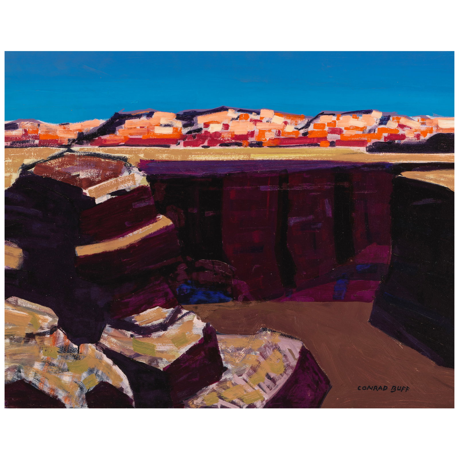 CONRAD BUFF (1886-1975) Grand Canyon 23 1/2 x 30 in. (1 of 1)