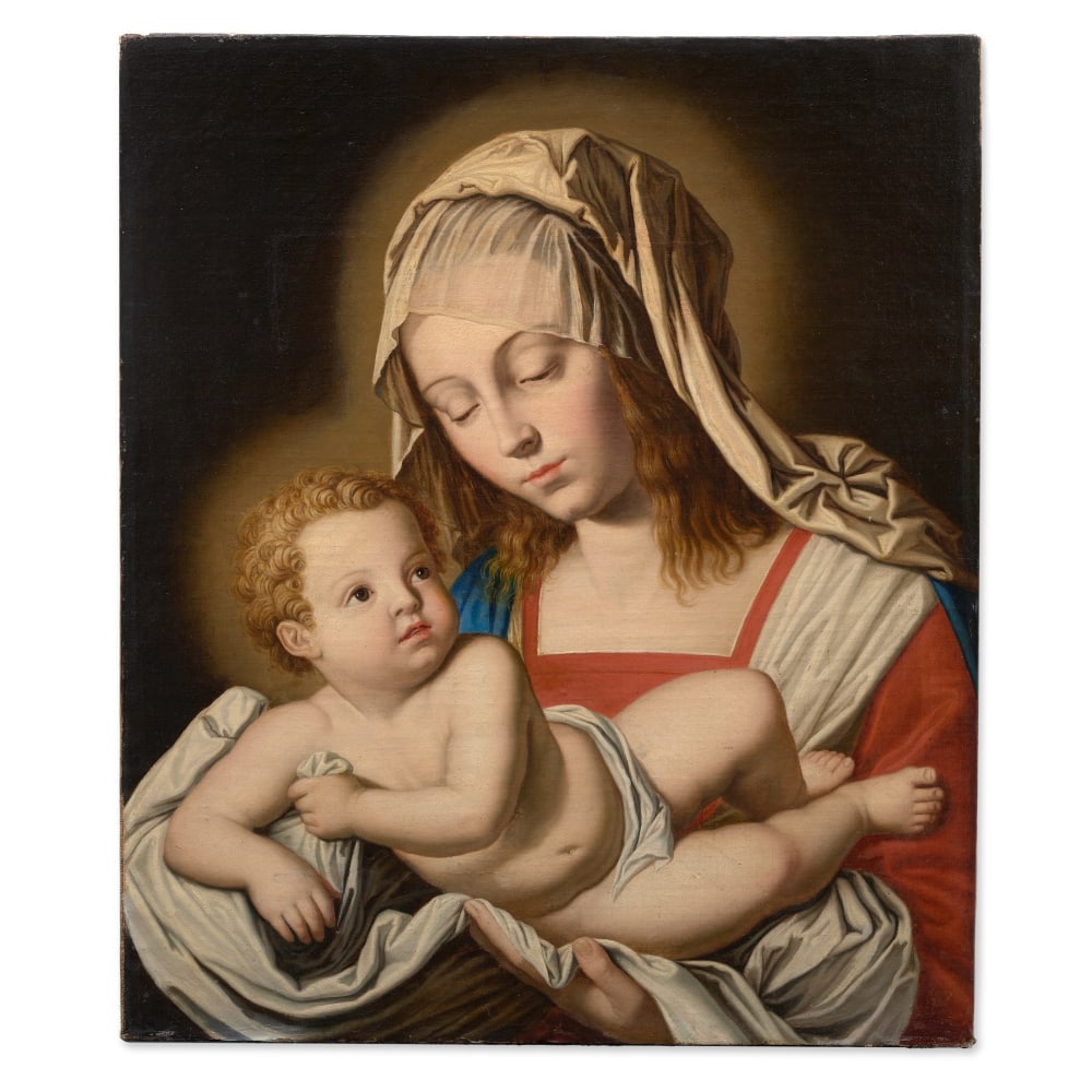Atelier de Giovanni Battista Salvi, dit Le Sassoferrato (Sassoferrato 1609-1685 Rome) Vierge ... (1 of 1)