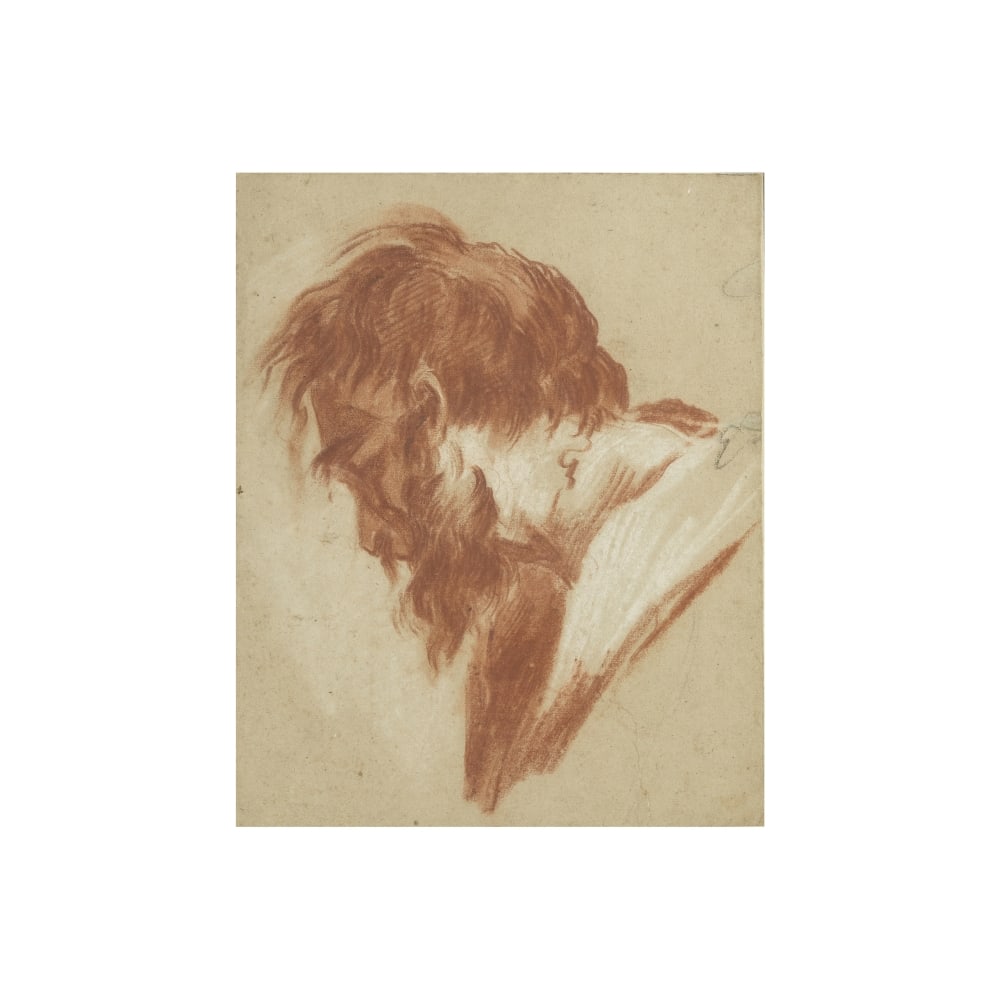 Ecole vénitienne, XVIIIe siècle Tête d'homme barbu de profil (1 of 1)