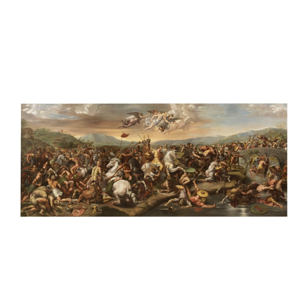 Suiveur de Giulio Romano (Rome 1499-1546 Mantoue), début XVIIe siècle La bataille du P... (1 of 1)