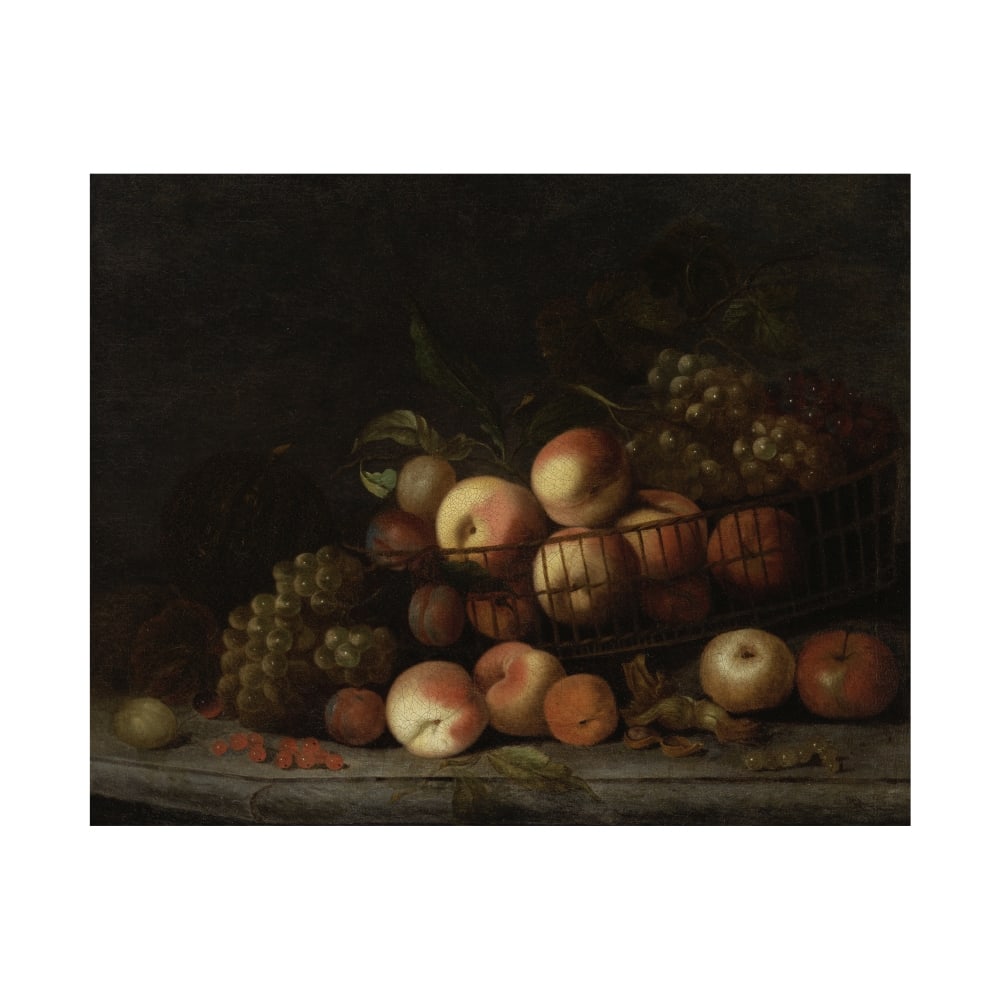 Attribué à George William Sartorius (Londres 1759-1828) Nature morte au panier de p... (1 of 1)