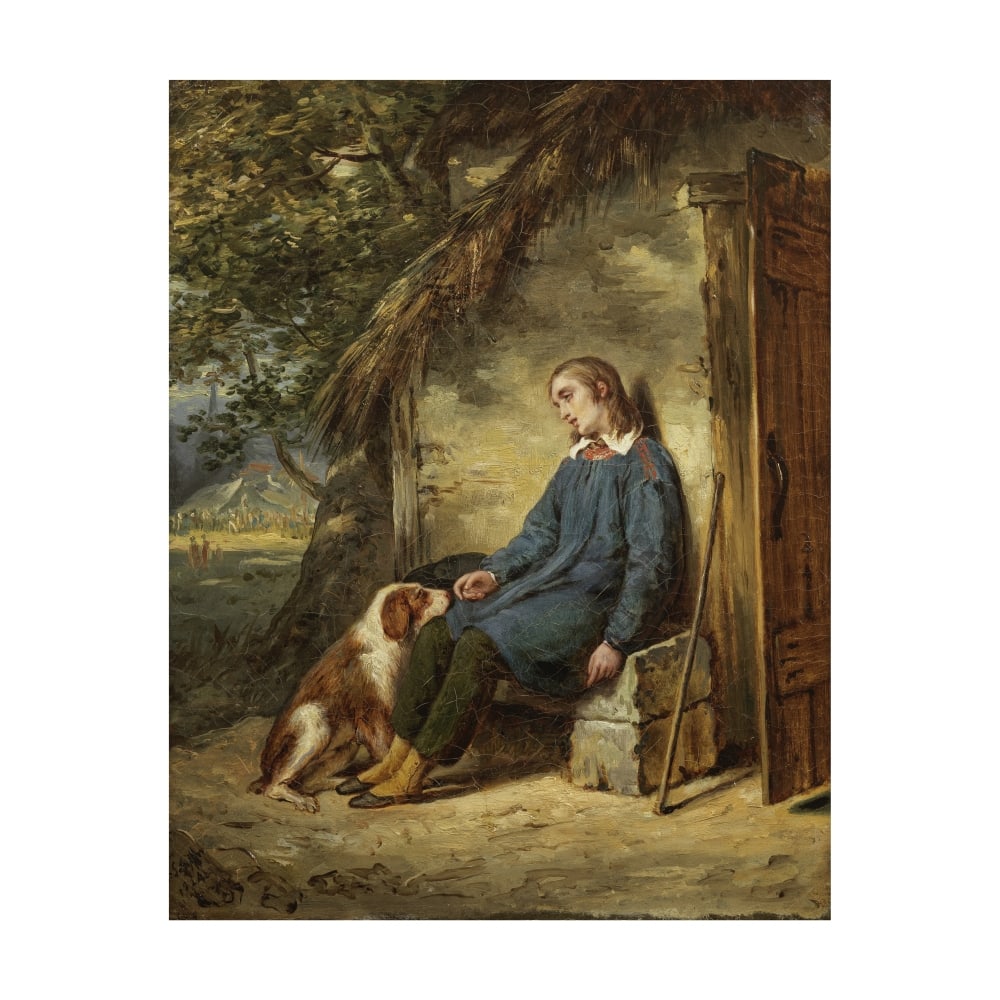 Ary Scheffer (Dordrecht 1795-1858 Argenteuil) Paysan malade (1 of 1)