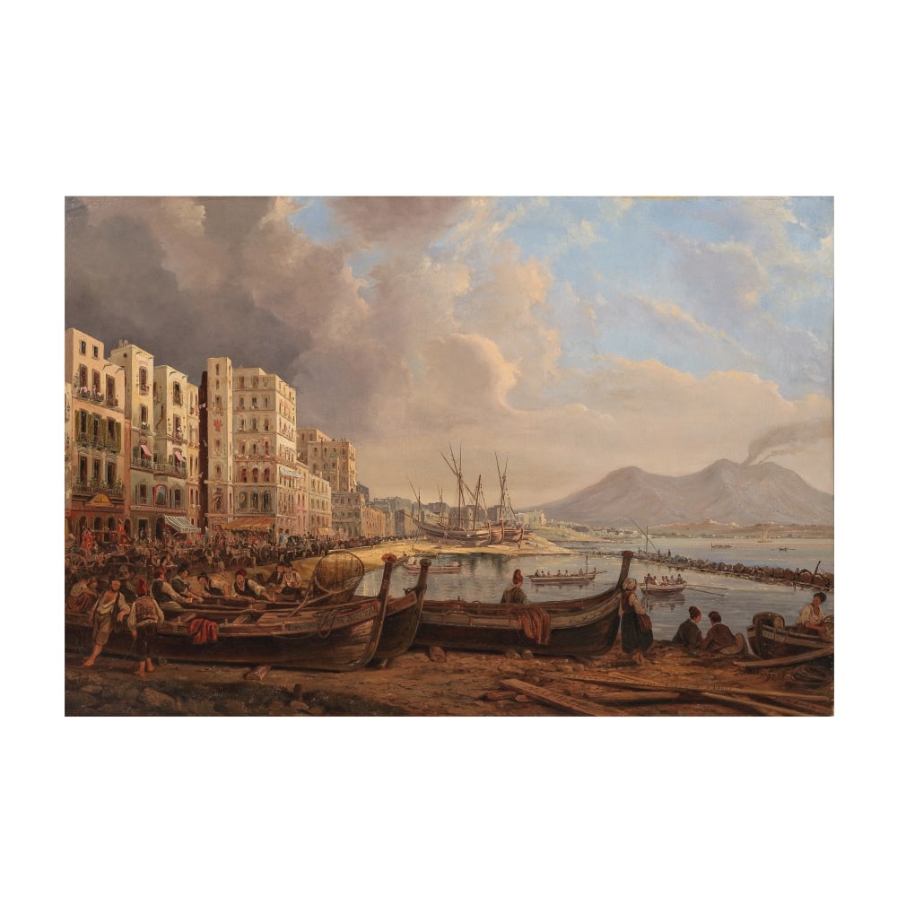 Pieter van Loon (Amsterdam 1801-1873 Utrecht) La Costa Marinella, à Naples (1 of 1)