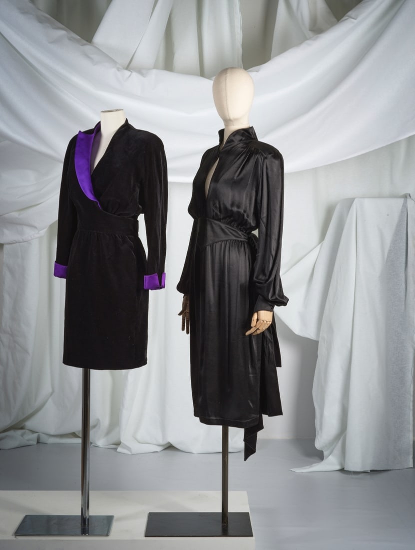 Thierry Mugler, collection Prêt-à-Porter, circa 1985/1990. Deux robes smoking. Thierry... (1 of 1)